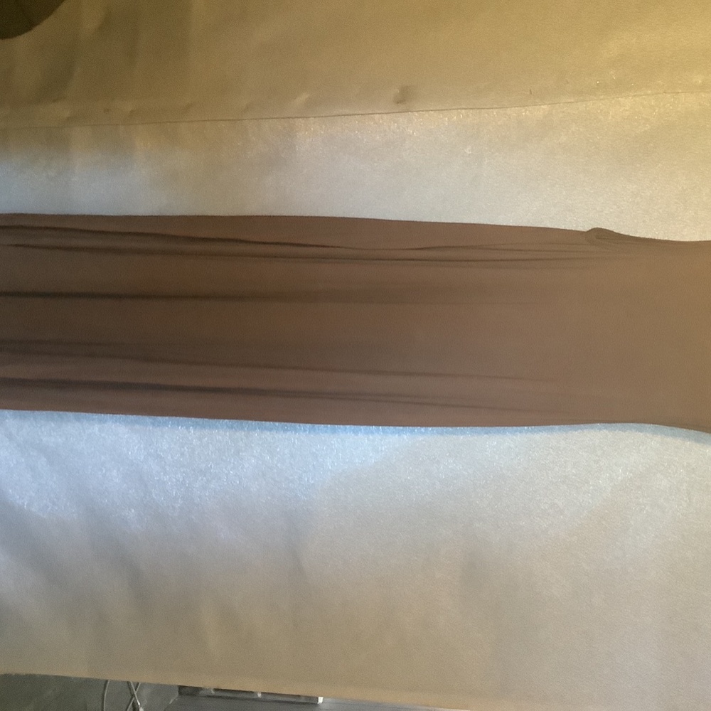 NWOT soft surrounding brown Maxi dress w pockets brown tall full length long - Picture 6 of 10